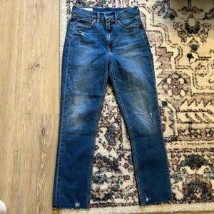 GAP women’s denim cigarette high rise size 26/2